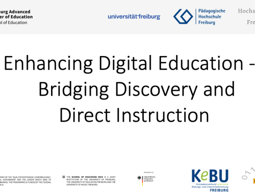 Di.ge.LL-Tagung 2024: Enhancing Digital Education – Bridging Discovery and Direct Instruction