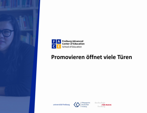 Promovieren an der School of Education FACE